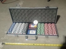 Las Vegas Centennial 1905-2005 poker set 500 chips 100 year anniversary
