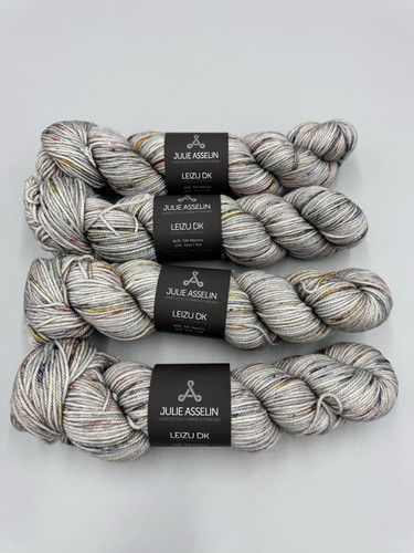 Julie Asselin Leizu DK SW Merino Silk 260 Yards Lot Of 4 Souple Lumineuse