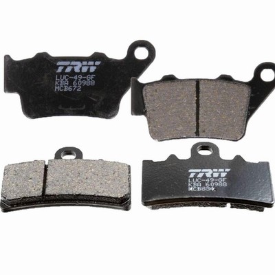 TRW Satz Bremsbeläge für KTM Duke 125 200 390 RC125 RC200 RC390 vorne+hinten
