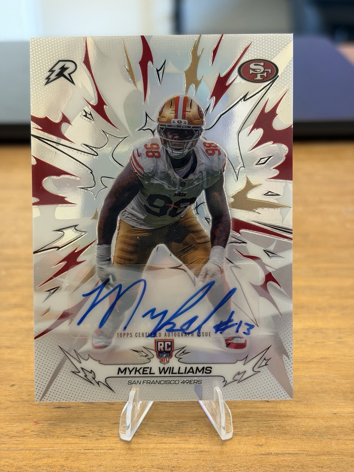 2025 Topps Resurgence Mykel Williams Auto Refractor #184 (RC)