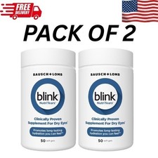2X BLINK NutriTears Supplement for Dry Eyes Clinically Proven , - 50ct