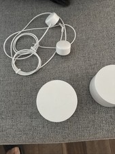 Google WIFI Access Point Router GJ2CQ WIFI Google Mesh w/ Power Cord 2 Pack
