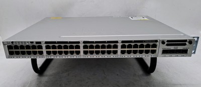 Cisco WS-C3850-48P 48 Port 3850 48 POE + Network Switch w/ X2 PWR-C1-715WAC