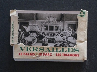 20 alte Erinnerungsfotos Versailles der Palast der Park die Trianons usw...