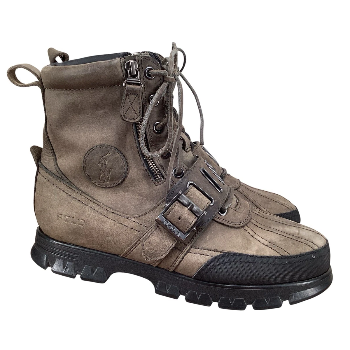 Polo Ralph Lauren Zip Leather Upper Boots for Men for Sale | Shop