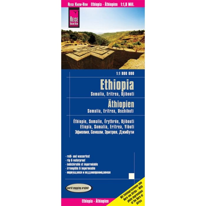Ethiopia 1:1 800 000 by World Mapping Project