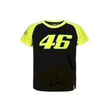 MAGLIETTA T-SHIRT BAMBINO VR46 VALENTINO ROSSI - 4-5 ANNI - Giallo,nero - Bam...