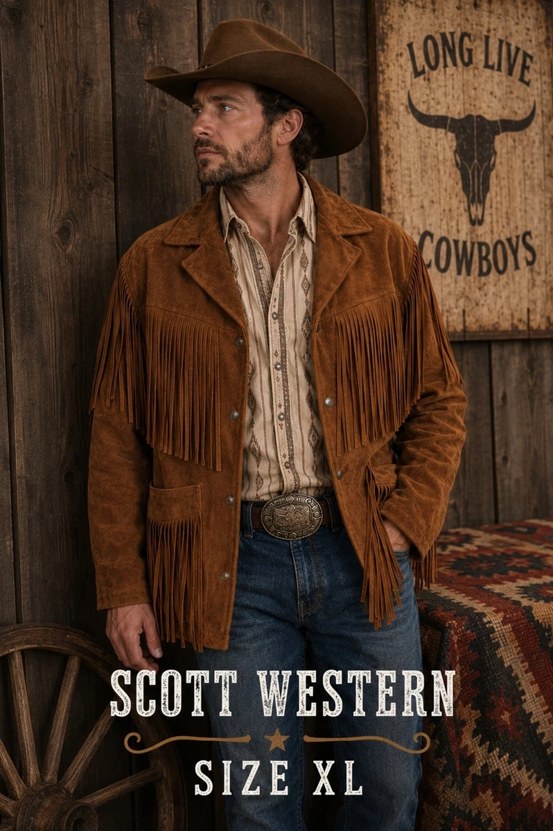 Schott Western Indiana Vintage Outerwear Coats & Jackets for Men