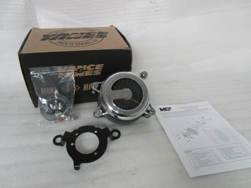 Limpiador de aire Harley Twin Cam Dyna Softail Touring Vance & Hines VO2 Rogue Foto 2 de 4