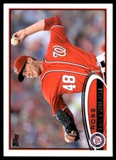 Ross Detwiler 2012 Topps Update #US315 Nationals MLB READ FREE SHIP AutographDen