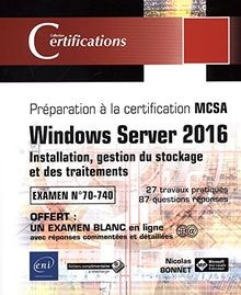 Windows Server 2016 - Installation, gestion du stockage ... | Buch | Zustand gut