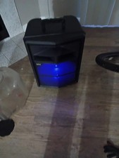 15" 10000W Portable Bluetooth Speaker Heavy Bass Party LED Lights w/ Mic  Stand