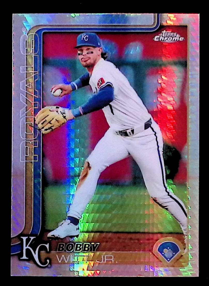 Bobby Witt Jr 2025 Topps Chrome Prism Refractor #93