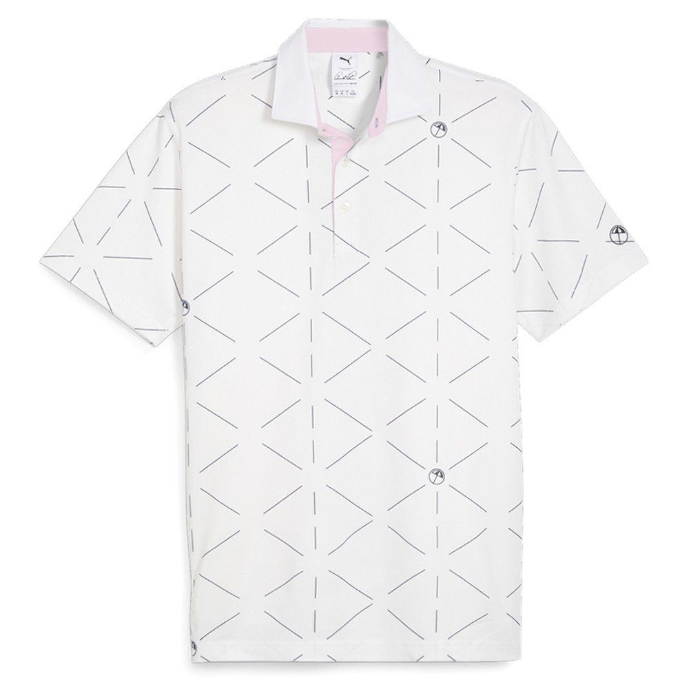 PUMA  X Arnold Palmer Geo Short Sleeve Polo Shirt Mens Size XXL  Casual 62395101