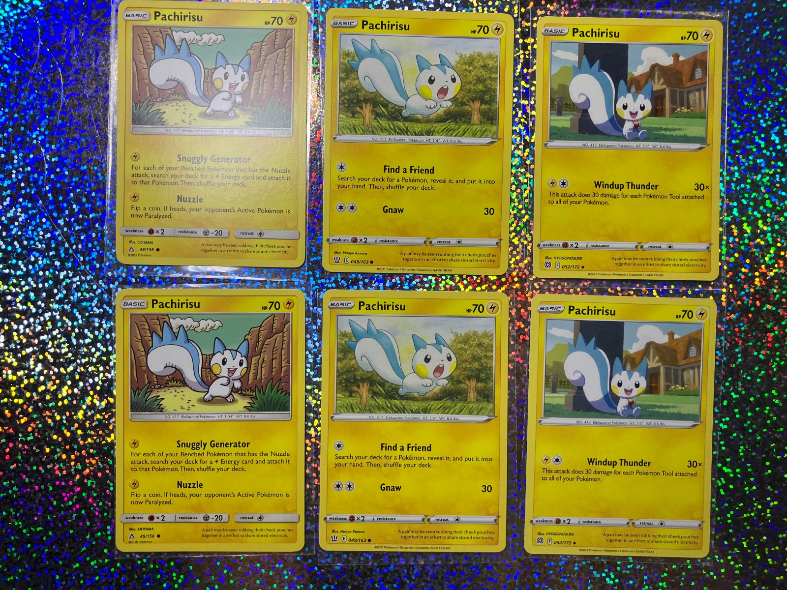Pokemon TCG Regular Pachirisu: Ultra Prism 49/156; Battle Styles 049/163