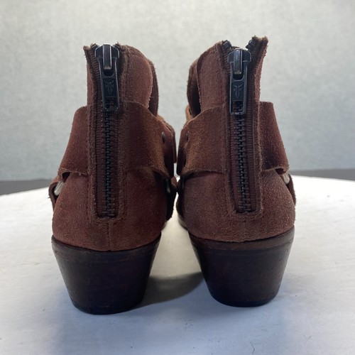 Frye Rusty Brown Women's Ray Harness Back Zip Ankle Boot US Size 8M Booties - Bild 6 von 13