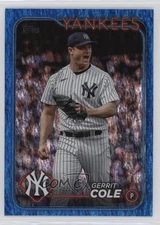 2024 Topps Series 1 Blue Holofoil 397/999 Gerrit Cole #100 b4d