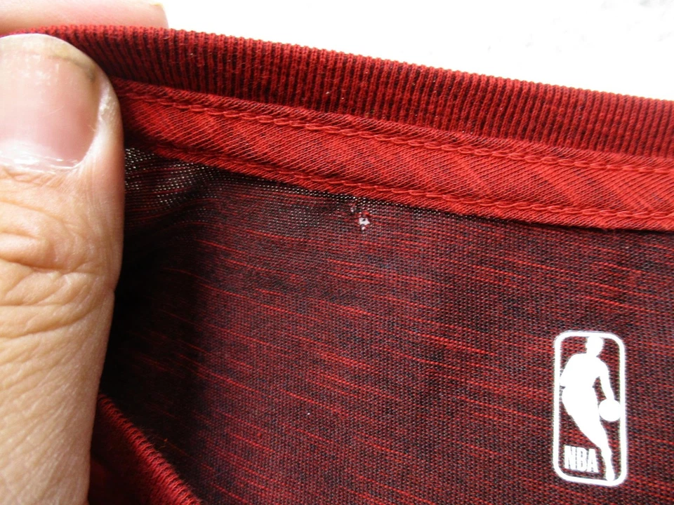 Houston Rockets Shirt Mens XL Red NBA Basketball Nike Dri-FIT Long Sleeve - Image 4 of 4