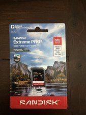 SANDISK 512GB Extreme PRO SDXC UHS-I Memory Card R/W up to 250/170MB/s Brand New