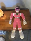 VTG Mighty Morphin Power Ranger Pink Ranger 1993 Stuffed Plush Action Figure Toy