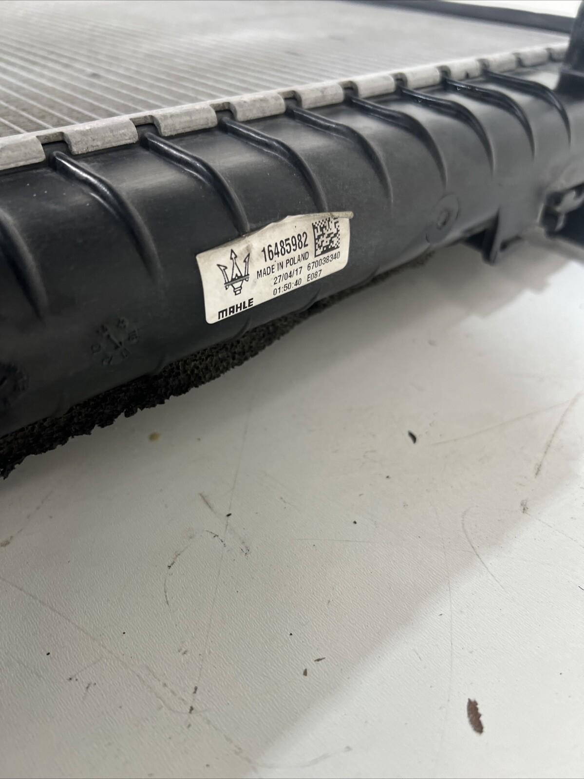 14-24 MASERATI QUATTROPORTE ENGINE MOTOR WATER COOLANT RADIATOR OEM 670038340