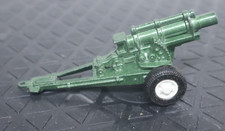 Nice Clean Vintage Tootsietoy USA Howitzer No. 2 Diecast Army Cannon Green Toy
