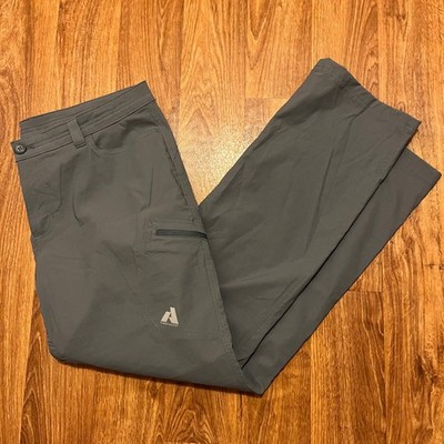 Eddie Bauer First Ascent Pants Women Size 14 Gray Outdoor Hiking Cargo