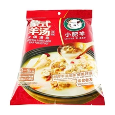 Artificial Lamb Flavor Soup Base, 3-5 Servings, 4.59 oz Neimenggu Style*3 Packs