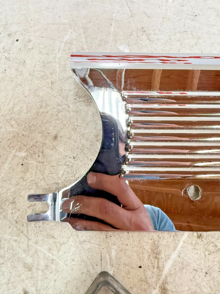 Harley Davidson Softail 1997 cubierta de bomba de aceite de transmisión cromada Foto 3 de 4