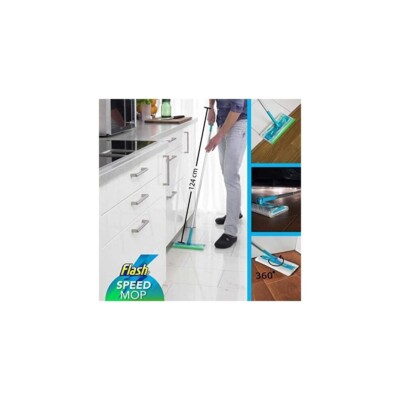 Flash Speedmop Sweeping Pad Starter Kit Lemon/Wild-Orchild Refills Scent Various - Foto 9