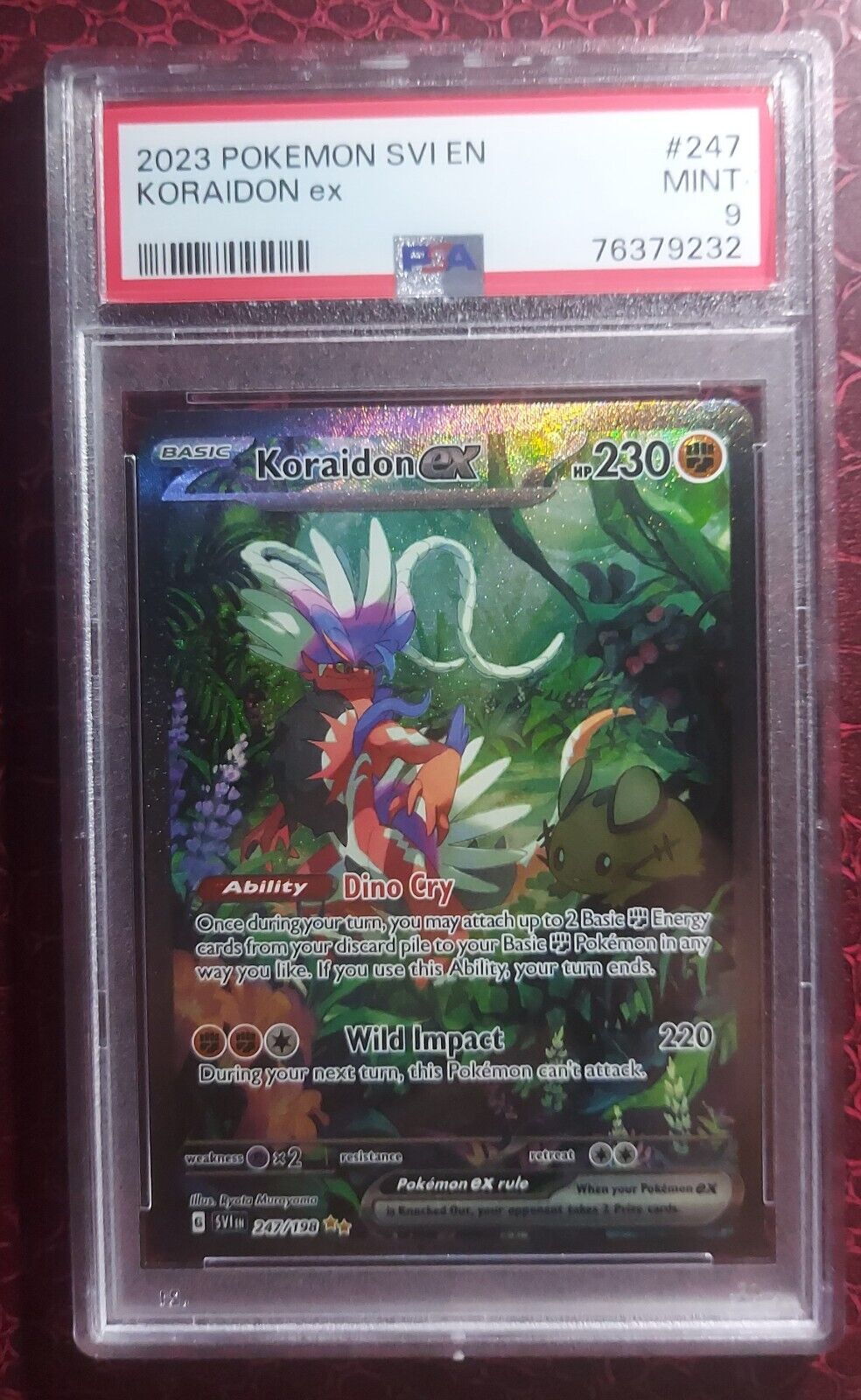 Mavin, Koraidon ex 247/198, Holo, Scarlet and Violet Pokemon TCG