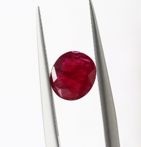 6 X 5 MM Natural Loose Ruby 0.86 Ct Oval Faceted Cut Red Color Burma Mined Gem - Picture 11 of 22