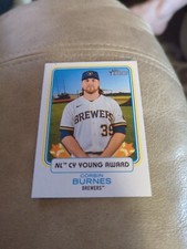 2022 Topps Heritage High Number CORBIN BURNES NL Cy Young Award Card AW-4