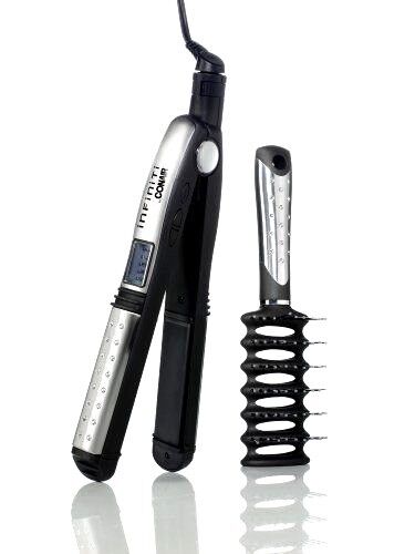 Swarovski Kristalle 1" Conair Infiniti Turmalin Keramik Glätteisen - Bild 1 von 5