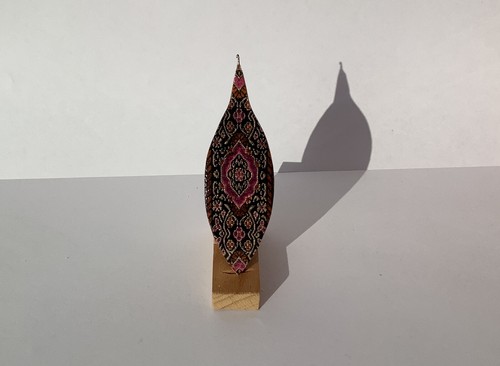 Tatting shuttle with Florence pattern 3" long w hook - Picture 11 of 13