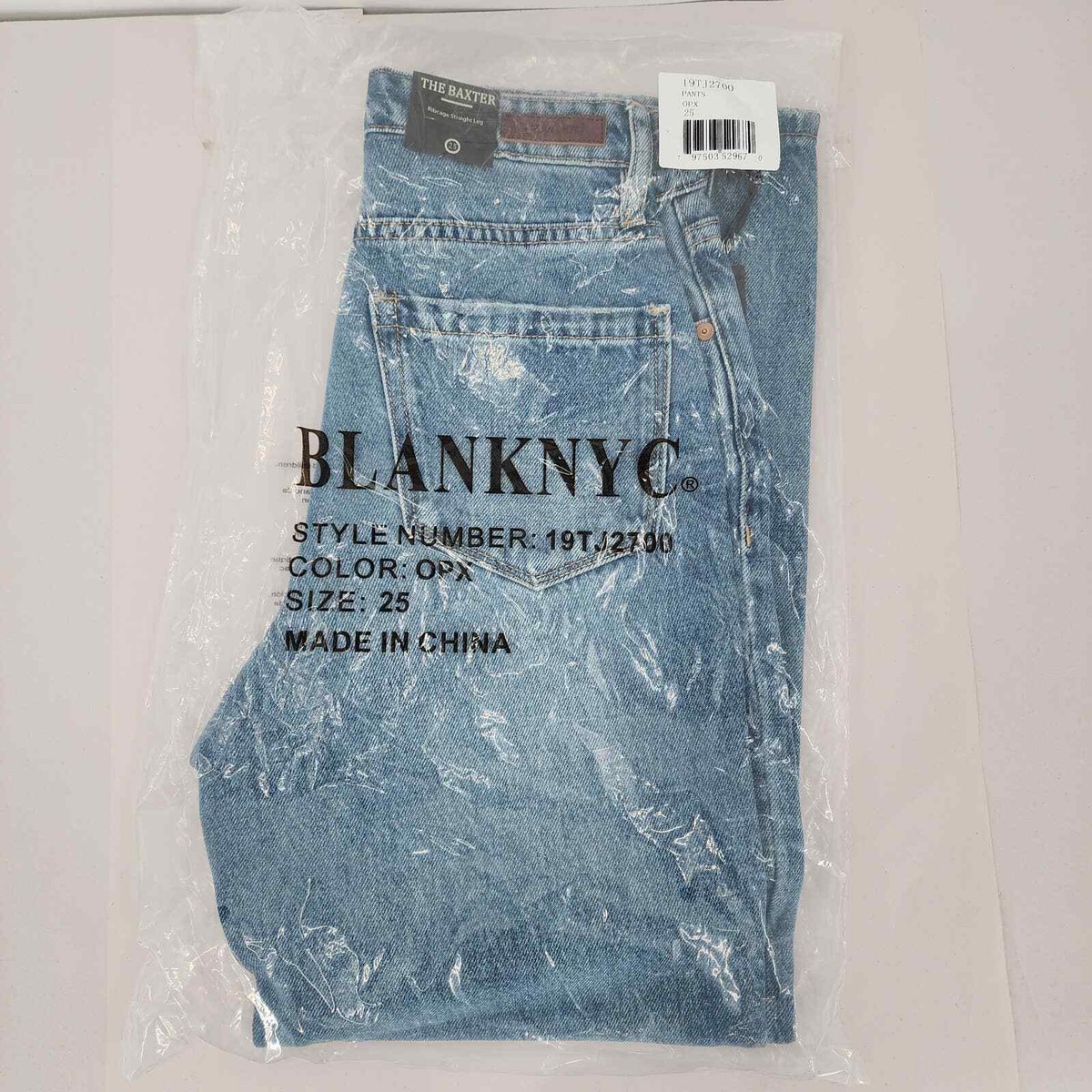 Blank NYC Jeans Pants The Baxter in Ocean Time Size 25 NWT | eBay