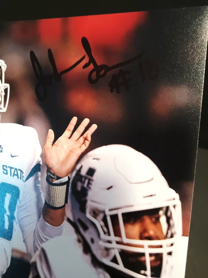 JORDAN LOVE Utah State Aggies SIGNED 8X10 Photo PSA/DNA PACKERS - Image 2 of 2