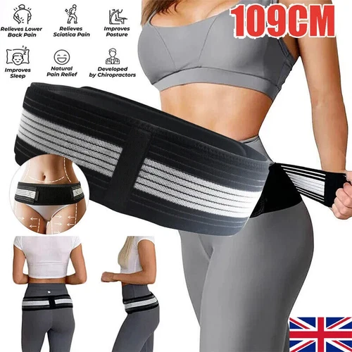 Belt Pain Relief Back Belt Lower Back Pelvic Support Belt Hip Sciatica Lumbar - Picture 1 of 16