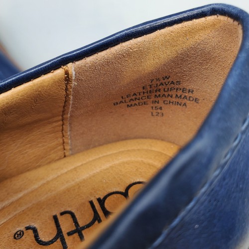 EARTH Javas Penny Loafer Women's Shoes SZ 7.5 W Blue - Picture 5 of 5