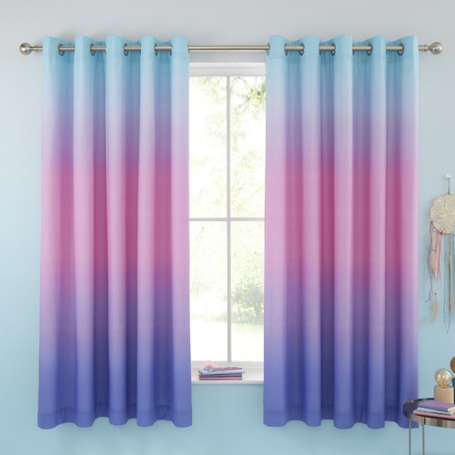 Catherine Lansfield Ombre Rainbow Clouds Children's Duvet Cover Bed Set Pastel - Picture 31 of 35