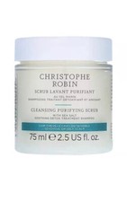 Christophe Robin Cleansing Purifying Scrub with Sea Salt 2.5oz/75ml New