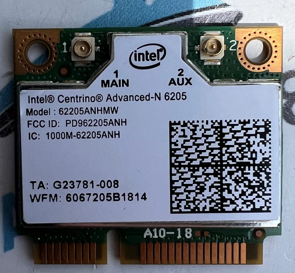 HP WLAN-Modul Intel Centrino Advanced-N 6205 62205ANHMW 631954-001 695915-001 - Bild 2 von 2