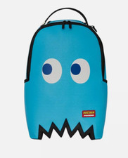 Authentic Sprayground BLUE PAC-MAN Ghost Back...