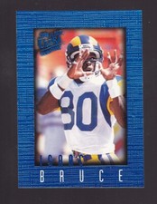 1996 Fleer Ultra Sensations Blue Isaac Bruce #88 St Louis Rams