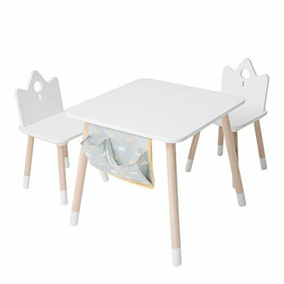 white kids activity table
