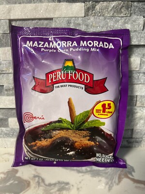 Peru Food - Mazamorra Morada - Purple Corn Pudding Mix