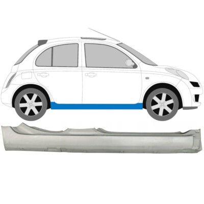 For Nissan Micra K12 2002-2010 5 Door Full Sill Repair Panel / Right
