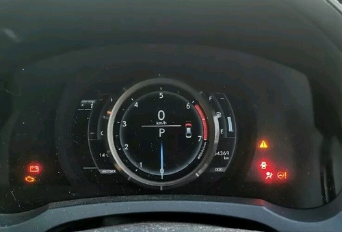 LEXUS IS SERIES IS200T F SPORT INSTRUMENT CLUSTER SPEEDOMETER DIGITAL DISPLAY - Picture 4 of 6