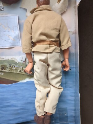 3F 希少 G.I.ジョー ジョン・F・ケネディ PT109 ボートコマンダー Hasbro GI Joe John F. Kennedy PT 109 Boat Commander 12