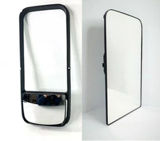 Mirror Frame, Main Glass & Lower Glass w/ Defrost for Kenworth T600 T660 T800